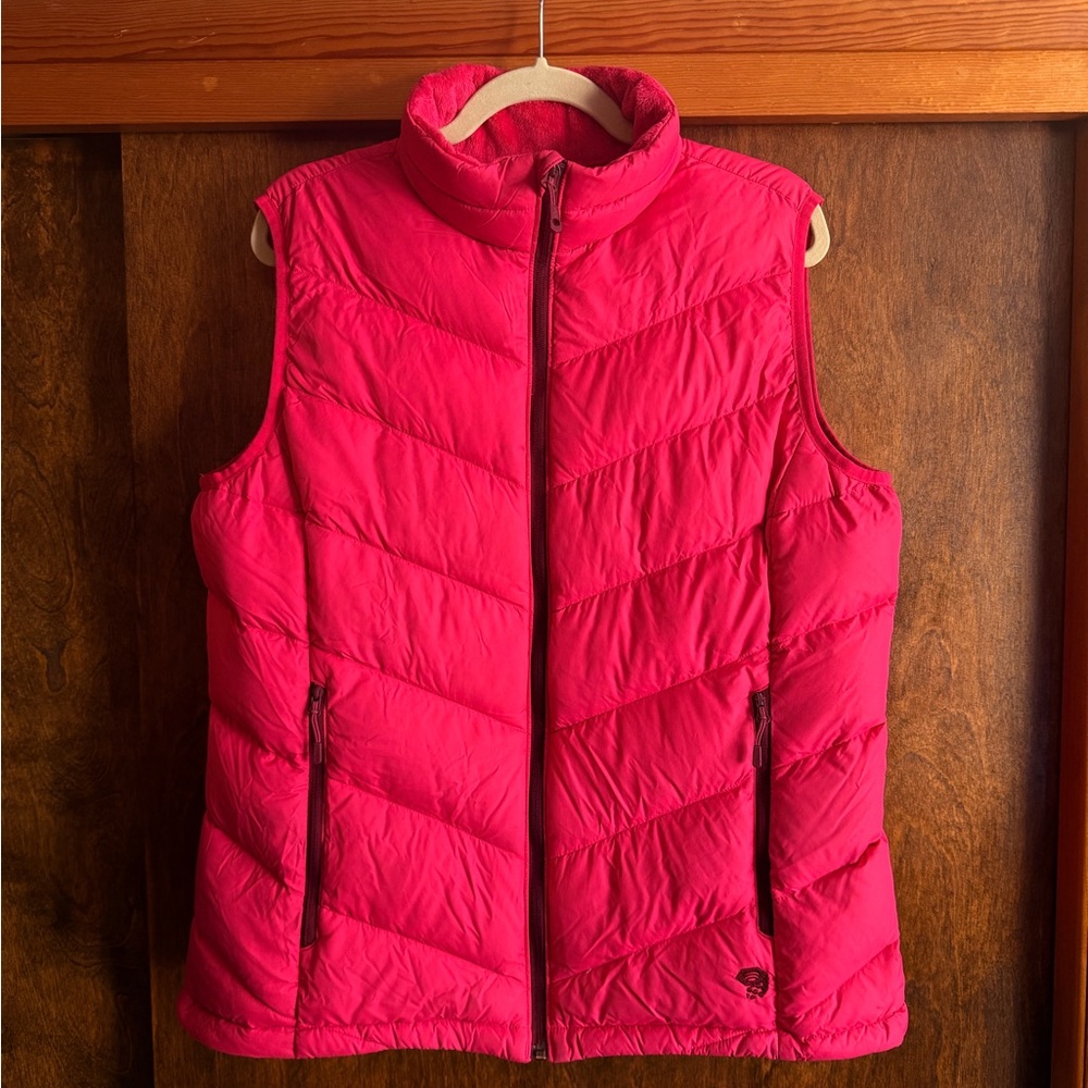 Mountain Hardwear Fuchsia Puffer Vest
